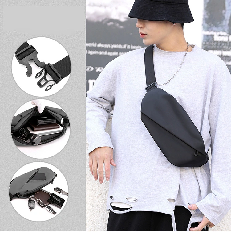 Outdoor Running Mobile Phone Storage Multifunctional Large Capacity Nylon Waist Bag for Men