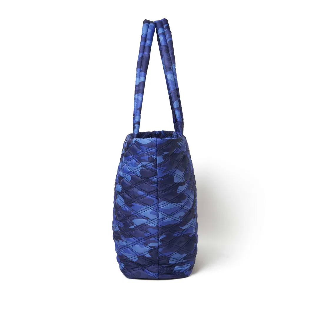 Recycled Water Bottle 600d Nylon RFID Shoulder Bag Heat Transfer Printing Tote Bag Lady (RS-2000503)