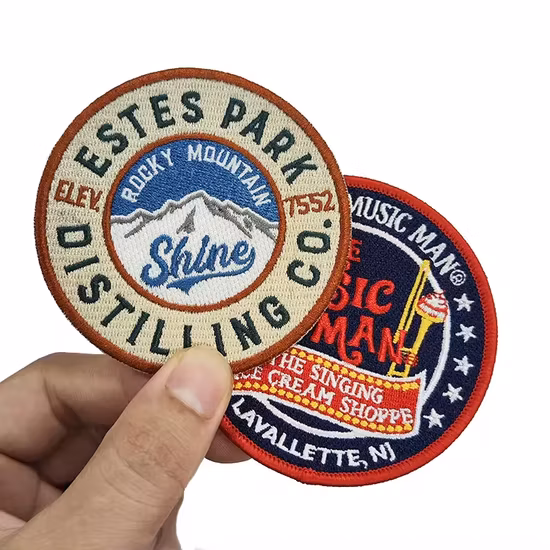 Factory Custom Clothing Accessory Embroidery Woven Badge Patch Shoes Bag Shirt Fashion Heat Transfer Iron on Patches