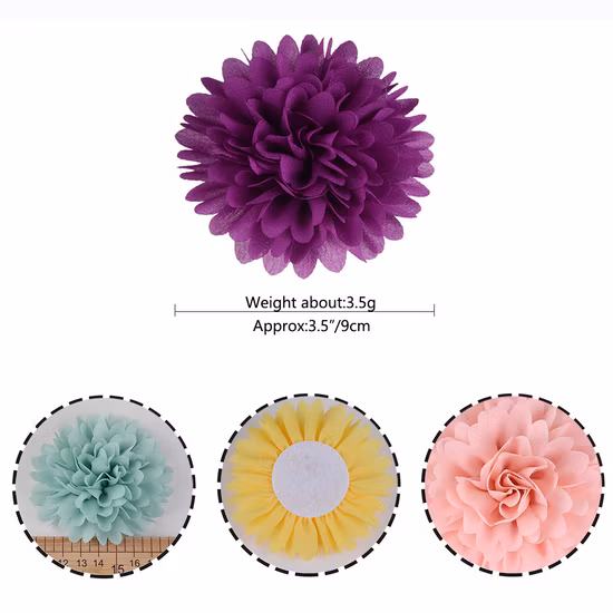 9 Cm Simulation Flowers Wholesale DIY Shoes and Hats Flower Accessories Materials